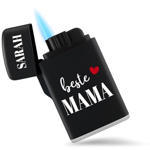 Feuerzeug Beste Mama Geschenk Muttertag personalisiert I Mami Geschenk Mutter I Muttertagsgeschenk Sturmfeuerzeug Mütter - 6,5 x 4 cm - Schwarz Feuerzeug Beste Mama Geschenk Muttertag personalisiert I Mami Geschenk Mutter I Muttertagsgeschenk Sturmfeuerzeug Mütter - 6,5 x 4 cm - Schwarz von Geschenk mit Namen personalisiert by Shirtracer