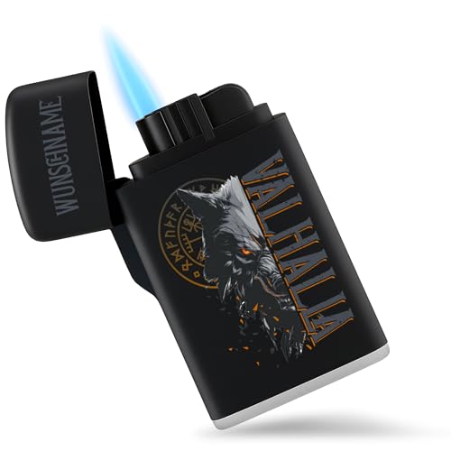 Feuerzeug - & - Valhalla Wolf Sturmfeuerzeug Wikinger Geschenk Vikinger Geschenke Vikings I Walhalla Wölfe Odins I Nordische Mythologie - 6,5 x 4 cm - Schwarz - Viking Feuerzeug - & - Valhalla Wolf Sturmfeuerzeug Wikinger Geschenk Vikinger Geschenke Vikings I Walhalla Wölfe Odins I Nordische Mythologie - 6,5 x 4 cm - Schwarz - Viking von Geschenk mit Namen personalisiert by Shirtracer