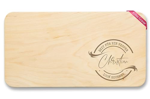 Frühstücksbrettchen Holz Natur - Statement - Zeit für ein Vesper I Brotzeit I Zwischenmahlzeit I Vesper Geschenk Vesperbrett - 22x12 - Holz - geschenkideen küche brotzeitbrett frühstück Frühstücksbrettchen Holz Natur - Statement - Zeit für ein Vesper I Brotzeit I Zwischenmahlzeit I Vesper Geschenk Vesperbrett - 22x12 - Holz - geschenkideen küche brotzeitbrett frühstück von Geschenk mit Namen personalisiert by Shirtracer