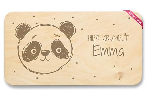 Frühstücksbrettchen Holz Natur - Frühstücksbrett Panda Hier Krümelt Name I Pandabär I Tier Motiv I Pandas I Pandabären Kinder Geschenk mit Name - 22x12 - Holz - geschenke personalisierte Frühstücksbrettchen Holz Natur - Frühstücksbrett Panda Hier Krümelt Name I Pandabär I Tier Motiv I Pandas I Pandabären Kinder Geschenk mit Name - 22x12 - Holz - geschenke personalisierte von Geschenk mit Namen personalisiert by Shirtracer