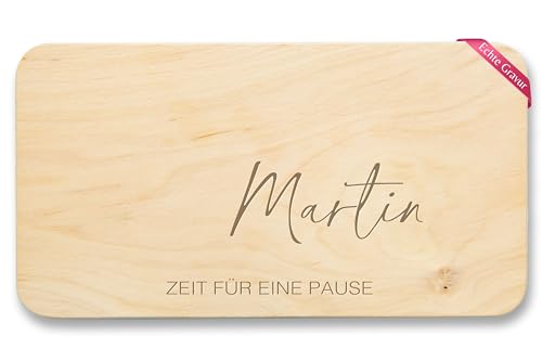 Frühstücksbrettchen Holz Natur - Statement - Zeit für eine Pause I Geschenk Pausen Brett I Brotzeitbrett - 22x12 - Holz - geschenkideen küche vesperbrett holzbrettchen frühstück bretter Frühstücksbrettchen Holz Natur - Statement - Zeit für eine Pause I Geschenk Pausen Brett I Brotzeitbrett - 22x12 - Holz - geschenkideen küche vesperbrett holzbrettchen frühstück bretter von Geschenk mit Namen personalisiert by Shirtracer