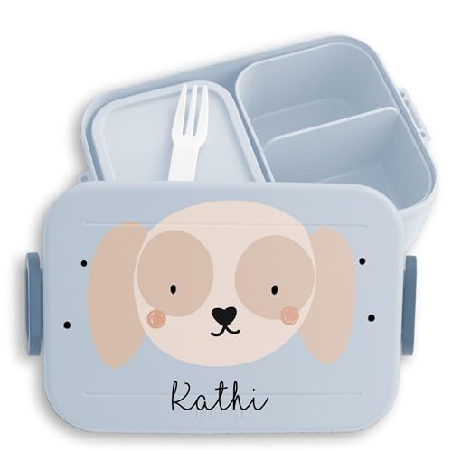 Kinder Bento Box Midi für Mepal Bentobox - Brotbox Boho Hund Jausenbox Hunde Lunchbox Dog I Dogs Vesperdose Hundemotiv - 900 ml - Hellblau - brotdose hunden personalisierte name butterbrotdose Kinder Bento Box Midi für Mepal Bentobox - Brotbox Boho Hund Jausenbox Hunde Lunchbox Dog I Dogs Vesperdose Hundemotiv - 900 ml - Hellblau - brotdose hunden personalisierte name butterbrotdose von Geschenk mit Namen personalisiert by Shirtracer