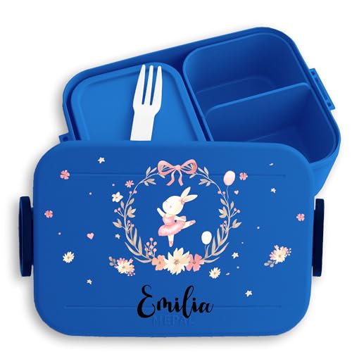 Kinder Bento Box Midi für Mepal Bentobox - Brotbox süßer Hase Vesperdose Hasen Jausenbox Langohr Lunchbox Bunny I Ostern - 900 ml - Blau - brotbüchse kindergarten brotdose mädchen schule rabbit Kinder Bento Box Midi für Mepal Bentobox - Brotbox süßer Hase Vesperdose Hasen Jausenbox Langohr Lunchbox Bunny I Ostern - 900 ml - Blau - brotbüchse kindergarten brotdose mädchen schule rabbit von Geschenk mit Namen personalisiert by Shirtracer