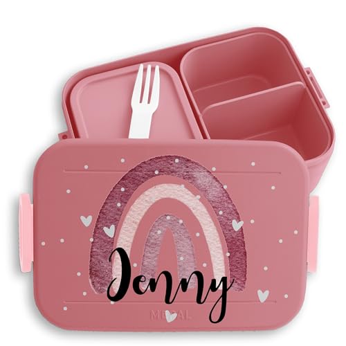 Kinder Bento Box Midi für Mepal Bentobox - Brotbox Regenbogen Lunchbox Rainbow Vesperbox I - 900 ml - Rosa - brotdose schule mädchen personalisierte vesperdose personalised kita Kinder Bento Box Midi für Mepal Bentobox - Brotbox Regenbogen Lunchbox Rainbow Vesperbox I - 900 ml - Rosa - brotdose schule mädchen personalisierte vesperdose personalised kita von Geschenk mit Namen personalisiert by Shirtracer