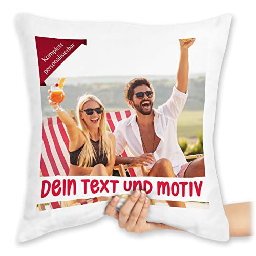 Kissen 40x40 Zierkissen - eigenem Bild - Eigenes Foto Geschenk I - 40 x 40 cm - Weiß - fotokissen selbst gestalten personalisiertes Photo kissen40x40cm photokissen personalisierte own bezug Kissen 40x40 Zierkissen - eigenem Bild - Eigenes Foto Geschenk I - 40 x 40 cm - Weiß - fotokissen selbst gestalten personalisiertes Photo kissen40x40cm photokissen personalisierte own bezug von Geschenk mit Namen personalisiert by Shirtracer