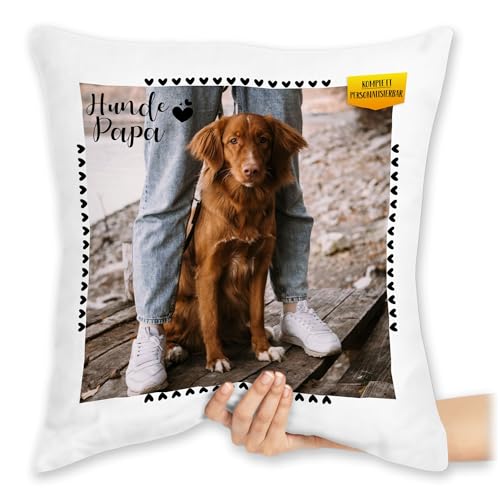 Kissen 40x40 Zierkissen - eigenem Bild - Hunde Papa Geschenk mit Foto personalisiert I Hunde Liebhaber Geschenk Hundebesitzer I Hundehalter Geschenke Hundepapa Geschenke für Hundefreunde - 40 x 40 cm Kissen 40x40 Zierkissen - eigenem Bild - Hunde Papa Geschenk mit Foto personalisiert I Hunde Liebhaber Geschenk Hundebesitzer I Hundehalter Geschenke Hundepapa Geschenke für Hundefreunde - 40 x 40 cm von Geschenk mit Namen personalisiert by Shirtracer