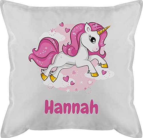 Kissen 50x50 - Einhorn Name I Unicorn I Einhörner - 50 x 50 cm - Weiß - einhornkissen Unicorns personalisierte einhörnern personalisiertes personalisierter mädchenzimmer personlisierte Kinder Kissen 50x50 - Einhorn Name I Unicorn I Einhörner - 50 x 50 cm - Weiß - einhornkissen Unicorns personalisierte einhörnern personalisiertes personalisierter mädchenzimmer personlisierte Kinder von Geschenk mit Namen personalisiert by Shirtracer