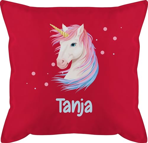 Kissen 50x50 - Einhörner - Geschenk Einhorn mit Name personalisiert I Unicorn - 50 x 50 cm - Rot - einhornkissen personalisierte Unicorns männerkissen personalisiertes mädchenzimmer einhörnern Kissen 50x50 - Einhörner - Geschenk Einhorn mit Name personalisiert I Unicorn - 50 x 50 cm - Rot - einhornkissen personalisierte Unicorns männerkissen personalisiertes mädchenzimmer einhörnern von Geschenk mit Namen personalisiert by Shirtracer