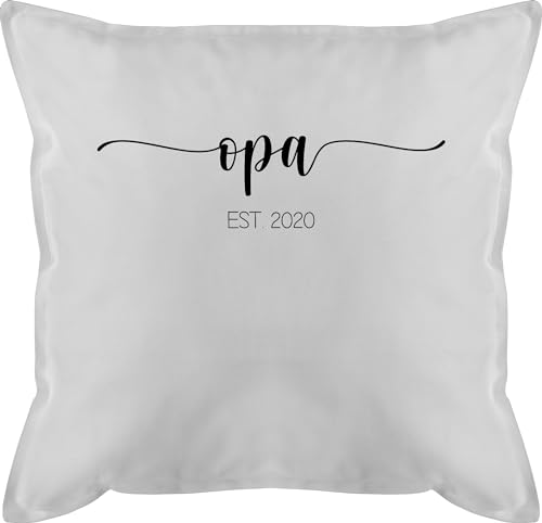 Kissen 50x50 - Opa est Jahreszahl I Verkündung Du wirst Großvater Geschenkidee Opa Werden Geschenk zum Opi befördert - 50 x 50 cm - Weiß - opas personalisierte Geschenke für Kissen 50x50 - Opa est Jahreszahl I Verkündung Du wirst Großvater Geschenkidee Opa Werden Geschenk zum Opi befördert - 50 x 50 cm - Weiß - opas personalisierte Geschenke für von Geschenk mit Namen personalisiert by Shirtracer