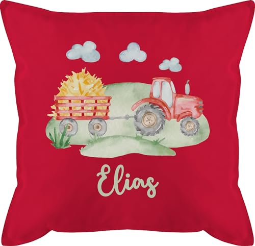 Kissen 50x50 - Traktor Trecker Bauer Schlepper Landwirtschaft Bulldog - 50 x 50 cm - Rot - Junge traktorkissen Tractors und Name personalisierte Traktoren Motiv personalisiertes traktorfans Geschirr Kissen 50x50 - Traktor Trecker Bauer Schlepper Landwirtschaft Bulldog - 50 x 50 cm - Rot - Junge traktorkissen Tractors und Name personalisierte Traktoren Motiv personalisiertes traktorfans Geschirr von Geschenk mit Namen personalisiert by Shirtracer