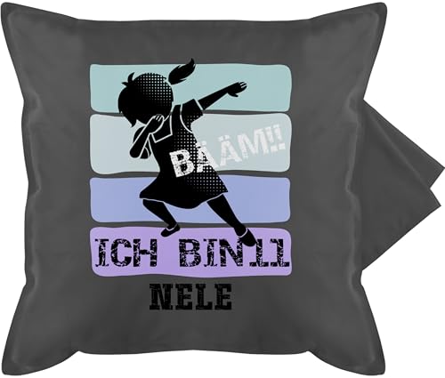 Kissenbezug - 11. - BÄÄM ich Bin 11 mit Namen | Coole Geschenkidee für 11 Jährige | Cooles Geburtstagsmotiv 11 Jahre | Ich Bin jetzt 11 | 11 Geburtstag Geschenk - 50 x 50 cm - Grau Kissenbezug - 11. - BÄÄM ich Bin 11 mit Namen | Coole Geschenkidee für 11 Jährige | Cooles Geburtstagsmotiv 11 Jahre | Ich Bin jetzt 11 | 11 Geburtstag Geschenk - 50 x 50 cm - Grau von Geschenk mit Namen personalisiert by Shirtracer