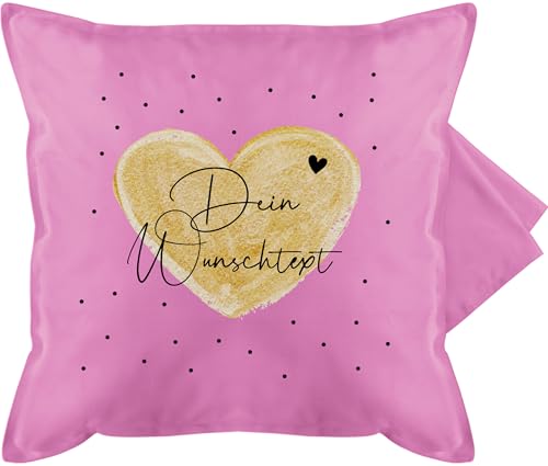 Kissenbezug - Aufdruck selbst gestalten - Dein Wunschtext I Geschenk personalisiert Weihnachten I Vatertag I Muttertag I Geburtstag - 50 x 50 cm - Pink - Geschenke lebenspartner Kissenbezug - Aufdruck selbst gestalten - Dein Wunschtext I Geschenk personalisiert Weihnachten I Vatertag I Muttertag I Geburtstag - 50 x 50 cm - Pink - Geschenke lebenspartner von Geschenk mit Namen personalisiert by Shirtracer