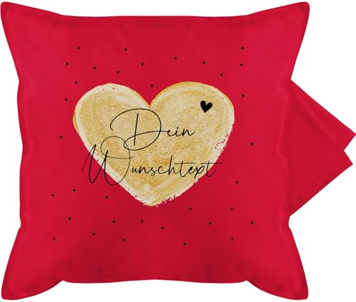 Kissenbezug - Aufdruck selbst gestalten - Dein Wunschtext I Geschenk personalisiert Weihnachten I Vatertag I Muttertag I Geburtstag - 50 x 50 cm - Rot - Geschenke lebenspartner Kissenbezug - Aufdruck selbst gestalten - Dein Wunschtext I Geschenk personalisiert Weihnachten I Vatertag I Muttertag I Geburtstag - 50 x 50 cm - Rot - Geschenke lebenspartner von Geschenk mit Namen personalisiert by Shirtracer