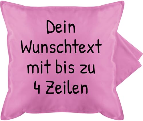 Kissenbezug - Aufdruck selbst gestalten - Wunschdruck Text Namen I Eigener Text I Custom Text - 50 x 50 cm - Pink - Kissen zum beschriften namenskissen wunschtext Trinkgeld kuschelkissen Schriftzug Kissenbezug - Aufdruck selbst gestalten - Wunschdruck Text Namen I Eigener Text I Custom Text - 50 x 50 cm - Pink - Kissen zum beschriften namenskissen wunschtext Trinkgeld kuschelkissen Schriftzug von Geschenk mit Namen personalisiert by Shirtracer