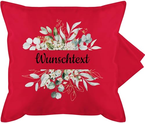 Kissenbezug - Aufdruck selbst gestalten - Wunschtext Text I eigener Text - 50 x 50 cm - Rot - ästhetische kissenbezüge Schriftzug Kissen Bedrucken Lassen personalisierte Blumen Pillow Spruch Kissenbezug - Aufdruck selbst gestalten - Wunschtext Text I eigener Text - 50 x 50 cm - Rot - ästhetische kissenbezüge Schriftzug Kissen Bedrucken Lassen personalisierte Blumen Pillow Spruch von Geschenk mit Namen personalisiert by Shirtracer