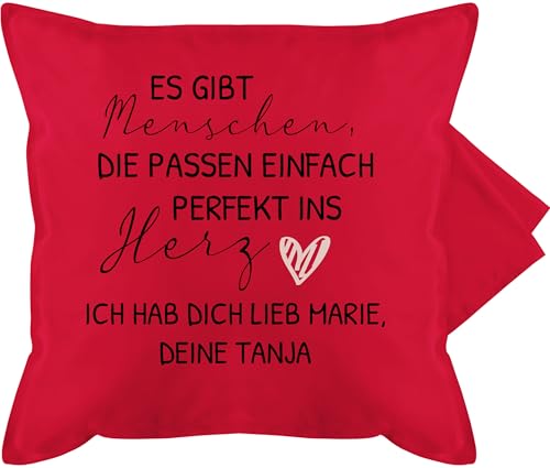Kissenbezug - Freund - Es gibt Menschen die passen einfach ins Herz | Freundschaft Valentinstag Sprüche | Beste Freundin | Für Liebe Menschen - 50 x 50 cm - Rot - kuschelkissen lieblingsmensch Kissenbezug - Freund - Es gibt Menschen die passen einfach ins Herz | Freundschaft Valentinstag Sprüche | Beste Freundin | Für Liebe Menschen - 50 x 50 cm - Rot - kuschelkissen lieblingsmensch von Geschenk mit Namen personalisiert by Shirtracer
