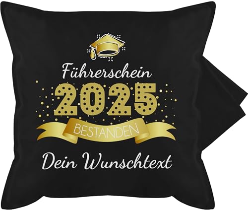 Kissenbezug - Führerschein bestanden 2025 | Führerschein Bestanden Geschenk | Führerschein Geschenk | Bestandener Führerschein Geschenk - 50 x 50 cm - Schwarz - führerscheinprüfung bestandenen Kissenbezug - Führerschein bestanden 2025 | Führerschein Bestanden Geschenk | Führerschein Geschenk | Bestandener Führerschein Geschenk - 50 x 50 cm - Schwarz - führerscheinprüfung bestandenen von Geschenk mit Namen personalisiert by Shirtracer