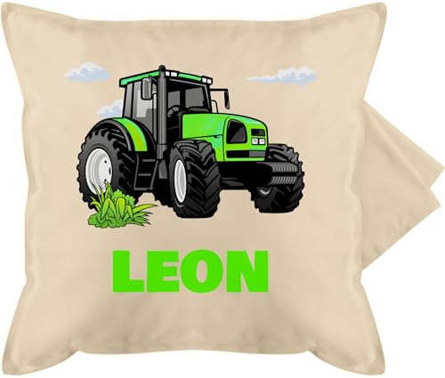 Kissenbezug - Geschenk Traktor mit Name personalisiert I Trecker Fan I Zugmaschine I Bulldog I Schlepper - 50 x 50 cm - Beige Natur - Kissen personalisiertes Landwirtschaft sitzkissen traktormotiv Kissenbezug - Geschenk Traktor mit Name personalisiert I Trecker Fan I Zugmaschine I Bulldog I Schlepper - 50 x 50 cm - Beige Natur - Kissen personalisiertes Landwirtschaft sitzkissen traktormotiv von Geschenk mit Namen personalisiert by Shirtracer