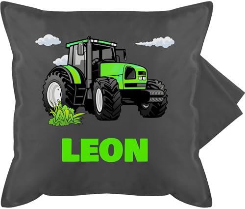 Kissenbezug - Geschenk Traktor mit Name personalisiert I Trecker Fan I Zugmaschine I Bulldog I Schlepper - 50 x 50 cm - Grau - personalisiertes Kissen Landwirtschaft sitzkissen traktormotiv Bauer Kissenbezug - Geschenk Traktor mit Name personalisiert I Trecker Fan I Zugmaschine I Bulldog I Schlepper - 50 x 50 cm - Grau - personalisiertes Kissen Landwirtschaft sitzkissen traktormotiv Bauer von Geschenk mit Namen personalisiert by Shirtracer