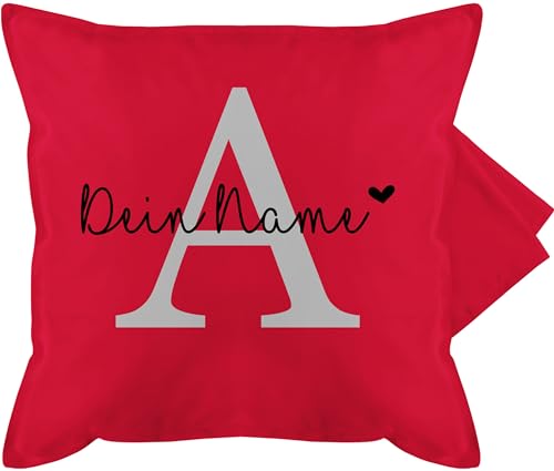 Kissenbezug - Initialen - Buchstabe Name anpassbar Herzchen I Geschenk Anfangsbuchstabe mit Name - 50 x 50 cm - Rot - buchstabenkissen a namenskissen Buchstaben anfangsbuchstaben kuschelkissen Kissenbezug - Initialen - Buchstabe Name anpassbar Herzchen I Geschenk Anfangsbuchstabe mit Name - 50 x 50 cm - Rot - buchstabenkissen a namenskissen Buchstaben anfangsbuchstaben kuschelkissen von Geschenk mit Namen personalisiert by Shirtracer