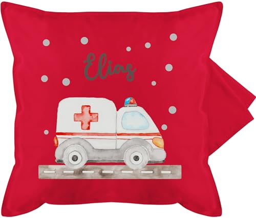 Kissenbezug - Krankenwagen mit Name personalisiert I Blaulicht Geschenk Rettungsdienst I Rettungswagen I Ambulanz I Rettungsauto - 50 x 50 cm - Rot - rettungswache Fanartikel Kissen Ambulance Kissenbezug - Krankenwagen mit Name personalisiert I Blaulicht Geschenk Rettungsdienst I Rettungswagen I Ambulanz I Rettungsauto - 50 x 50 cm - Rot - rettungswache Fanartikel Kissen Ambulance von Geschenk mit Namen personalisiert by Shirtracer