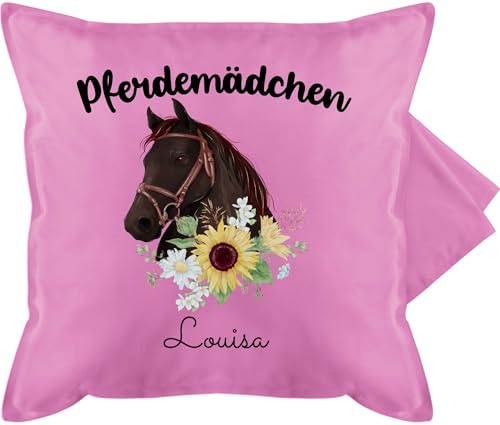 Kissenbezug - Pferd - Pferdekopf mit Name personalisiert I Geschenk Pferdemädchen I Geldgeschenk Pferde Mädchen - 50 x 50 cm - Pink - pferdekissen Reiter pferden Kissen personalisierte Kissenbezug - Pferd - Pferdekopf mit Name personalisiert I Geschenk Pferdemädchen I Geldgeschenk Pferde Mädchen - 50 x 50 cm - Pink - pferdekissen Reiter pferden Kissen personalisierte von Geschenk mit Namen personalisiert by Shirtracer