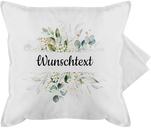 Kissenbezug - Aufdruck selbst gestalten - Wunschtext Text I eigener Text - 50 x 50 cm - Weiß - ästhetische kissenbezüge Schriftzug Kissen Bedrucken Lassen personalisierte Blumen Pillow Spruch Kissenbezug - Aufdruck selbst gestalten - Wunschtext Text I eigener Text - 50 x 50 cm - Weiß - ästhetische kissenbezüge Schriftzug Kissen Bedrucken Lassen personalisierte Blumen Pillow Spruch von Geschenk mit Namen personalisiert by Shirtracer