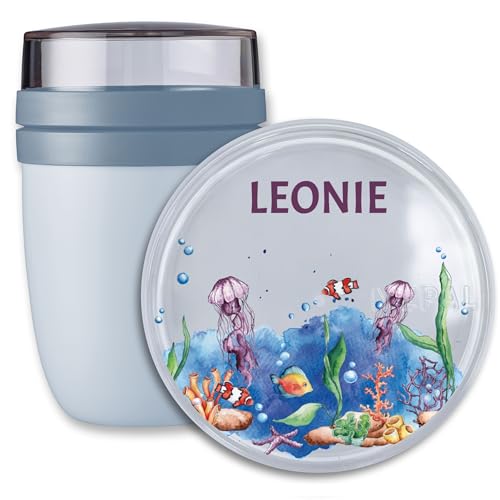 Lunchpot Kinder Müslibecher to go Joghurtbecher für Mepal Ellipse - Einschulung Geschenk Unterwasser mit Name Geschenk Schulkind Unterwasserwelt Geschenke Kita Start Korallenriff I Meerestiere I Lunchpot Kinder Müslibecher to go Joghurtbecher für Mepal Ellipse - Einschulung Geschenk Unterwasser mit Name Geschenk Schulkind Unterwasserwelt Geschenke Kita Start Korallenriff I Meerestiere I von Geschenk mit Namen personalisiert by Shirtracer