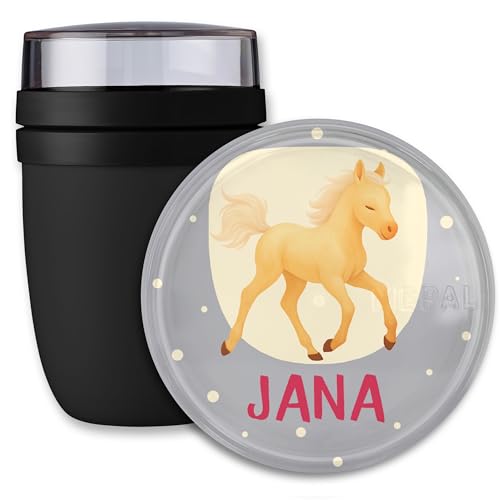 Lunchpot Kinder Müslibecher to go Joghurtbecher für Mepal Ellipse - Pferde - Schulkind Geschenk Fohlen mit Name personalisiert I Pferdefan Geschenk Pferdefreunde I Pferdefreundin I Pferdeliebhaber Lunchpot Kinder Müslibecher to go Joghurtbecher für Mepal Ellipse - Pferde - Schulkind Geschenk Fohlen mit Name personalisiert I Pferdefan Geschenk Pferdefreunde I Pferdefreundin I Pferdeliebhaber von Geschenk mit Namen personalisiert by Shirtracer