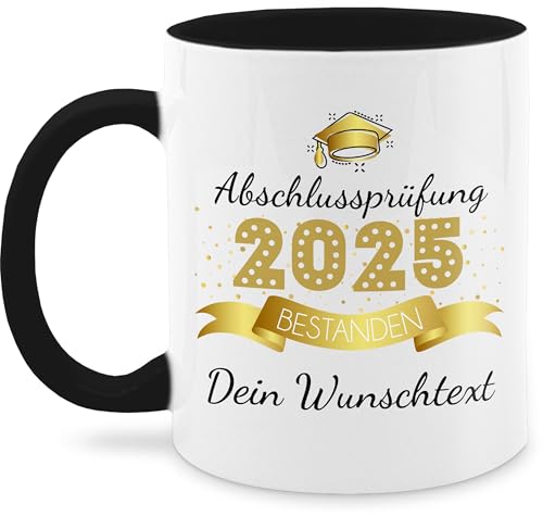 Tasse Tassen 325ml - Abschlussprüfung bestanden 2025 | Abschlussprüfung Geschenk | Geschenke für Abschlussprüfung | Abschluss Prüfung Bestanden Geschenk - 325 ml - Schwarz - matura Tasse Tassen 325ml - Abschlussprüfung bestanden 2025 | Abschlussprüfung Geschenk | Geschenke für Abschlussprüfung | Abschluss Prüfung Bestanden Geschenk - 325 ml - Schwarz - matura von Geschenk mit Namen personalisiert by Shirtracer