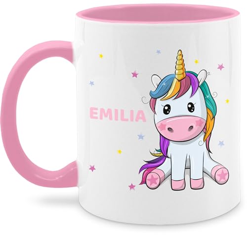 Tasse Tassen 325ml - Einhörner - Einhorn Unicorn - 325 ml - Rosa - kinder einhorntasse unicorns häferl und einhorntassen einhörnern kindertasse einhornbecher personalisierter mug einhorn-tasse Tasse Tassen 325ml - Einhörner - Einhorn Unicorn - 325 ml - Rosa - kinder einhorntasse unicorns häferl und einhorntassen einhörnern kindertasse einhornbecher personalisierter mug einhorn-tasse von Geschenk mit Namen personalisiert by Shirtracer