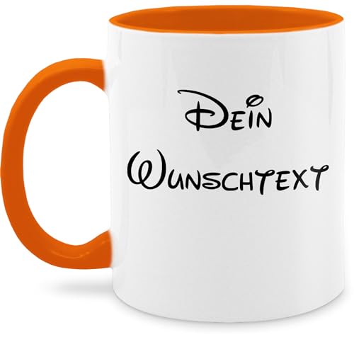 Tasse Tassen 325ml - Aufdruck selbst gestalten - Wunschtext I Geschenk mit eigenem Text personalisiert - 325 ml - Orange - mug with name paartassen personalisierte custom glühweintassen Tasse Tassen 325ml - Aufdruck selbst gestalten - Wunschtext I Geschenk mit eigenem Text personalisiert - 325 ml - Orange - mug with name paartassen personalisierte custom glühweintassen von Geschenk mit Namen personalisiert by Shirtracer