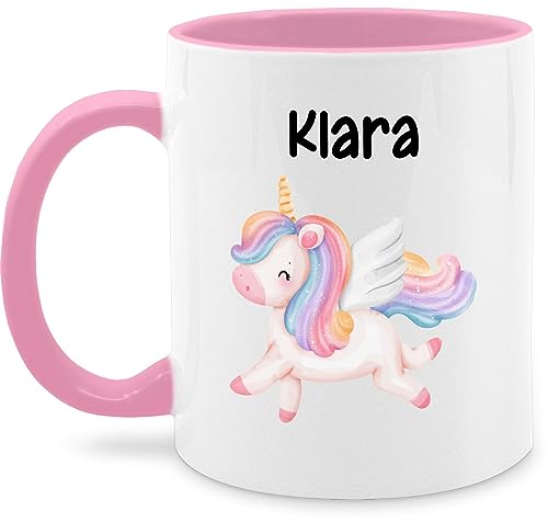 Tasse Tassen 325ml - Einhörner - Süßes Einhorn Sweet Unicorn - 325 ml - Rosa - einhörnern einhorntasse unicorns kaffeetasse einhorntassen personalisierter mug einhornbecher kinder von Geschenk mit Namen personalisiert by Shirtracer