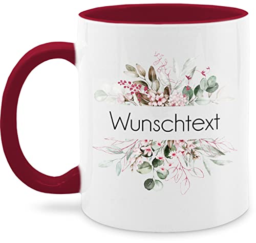 Tasse Tassen 325ml - Aufdruck selbst gestalten - Wunschtext I Geschenk personalisiert I Geschenk Weihnachten - 325 ml - Bordeauxrot - kaffeetasse fürs büro custom mug personalisierte blume Tasse Tassen 325ml - Aufdruck selbst gestalten - Wunschtext I Geschenk personalisiert I Geschenk Weihnachten - 325 ml - Bordeauxrot - kaffeetasse fürs büro custom mug personalisierte blume von Geschenk mit Namen personalisiert by Shirtracer