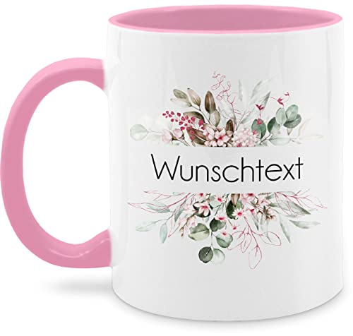 Tasse Tassen 325ml - Aufdruck selbst gestalten - Wunschtext I Geschenk personalisiert I Geschenk Weihnachten - 325 ml - Rosa - kaffeetasse fürs büro custom mug personalisierte blume Tasse Tassen 325ml - Aufdruck selbst gestalten - Wunschtext I Geschenk personalisiert I Geschenk Weihnachten - 325 ml - Rosa - kaffeetasse fürs büro custom mug personalisierte blume von Geschenk mit Namen personalisiert by Shirtracer