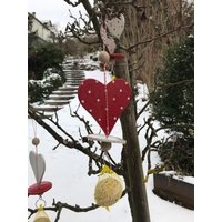 Meisenknödelhalter Keramik Herz, Handgetöpfert, Ton, Vogel, Futter, Frostsicher, Garten Meisenknödelhalter Keramik Herz, Handgetöpfert, Ton, Vogel, Futter, Frostsicher, Garten von GeschenkArt