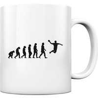 Handball Evolution Handballer Hobby Sport Geschenke - Tasse Und Kaffeebecher Glossy Handball Evolution Handballer Hobby Sport Geschenke - Tasse Und Kaffeebecher Glossy von GeschenkDesignsDE