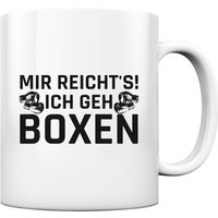 Mir Reichts Ich Geh Boxen Boxhandschuhe Boxer Geschenk - Tasse Und Kaffeebecher von GeschenkDesignsDE