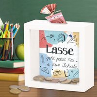 Bilderrahmen Spardose Zur Einschulung Mit Wunschnamen Bilderrahmen Spardose Zur Einschulung Mit Wunschnamen von GeschenkPlanet