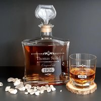 Whiskykaraffe Mit Gravur Deines Namen, Spruch Und Jahr - Tolle Geschenkidee von GeschenkPlanet