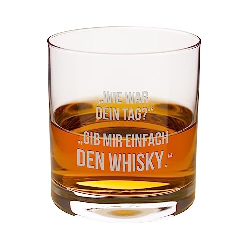 Personalisiertes Whiskyglas mit Gravur | Spülmaschinenfest Graviert | 310ml Tumbler | Dein Tag | Whiskey Geschenke für Männer | Whisky Zubehör | Originelle Geschenkidee zu Weihnachten von Geschenke 24