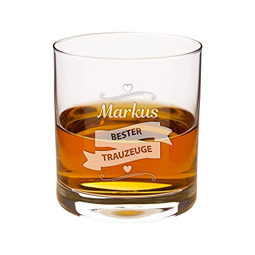 Personalisiertes Whiskyglas mit Gravur | Spülmaschinenfest Graviert | 310ml Tumbler | Trauzeuge | Whiskey Geschenke für Männer | Whisky Zubehör | Originelle Geschenkidee zu Weihnachten von Geschenke 24
