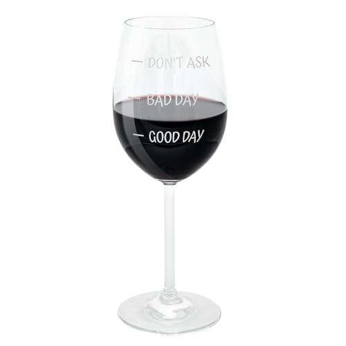 Leonardo Weinglas mit Gravur I Personalisierte Weingläser für Rotwein I 460ml I Spülmaschinenfest I Don't ask I Geschenke für Frauen von Geschenke 24