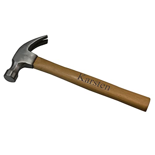 Persönlicher Hammer (mit Gravur) – praktischer Holzhammer mit Wunschgravur – Vatertagsgeschenk, Geschenk für Väter, Geburtstagsgeschenk für Männer von Geschenke 24