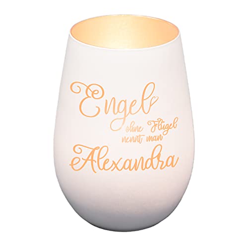 Personalisiertes Windlicht mit Gravur | Engel ohne Flügel nennt Man | graviert mit Name | Danke Sagen | Geschenkidee Freundin Oma Tante Nachbar Arbeitskollege | Geburtstagsgeschenk | Weiß/Silber Personalisiertes Windlicht mit Gravur | Engel ohne Flügel nennt Man | graviert mit Name | Danke Sagen | Geschenkidee Freundin Oma Tante Nachbar Arbeitskollege | Geburtstagsgeschenk | Weiß/Silber von Geschenke 24
