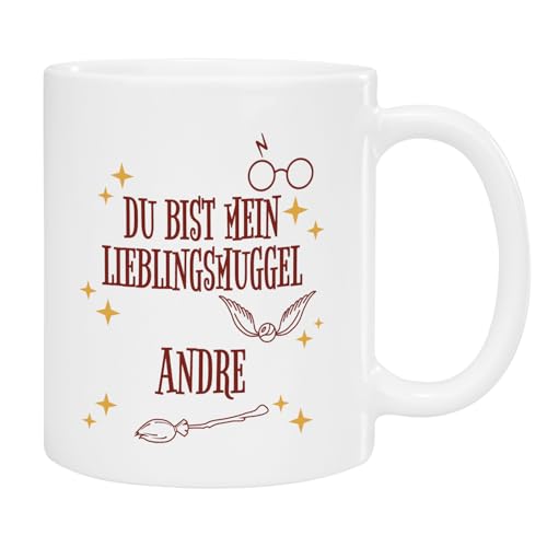Tasse personalisiert | Du bist mein Lieblingsmuggel | Harry Geschenk für Männer | Valentinstaggeschenke für sie | Potter Geschenke Erwachsene Frauen | Kaffeebecher 330ml | Fanartikel Merch Merchandise Tasse personalisiert | Du bist mein Lieblingsmuggel | Harry Geschenk für Männer | Valentinstaggeschenke für sie | Potter Geschenke Erwachsene Frauen | Kaffeebecher 330ml | Fanartikel Merch Merchandise von Geschenke 24