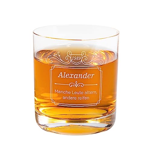 Personalisiertes Whiskyglas mit Gravur | Spülmaschinenfest Graviert | 310ml Tumbler | Gütesiegel | Whiskey Geschenke für Männer | Whisky Zubehör | Originelle Geschenkidee zu Weihnachten von Geschenke 24