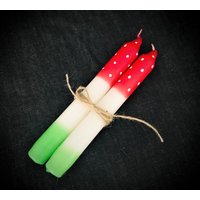 Glückskerzen 2-Er Set Glückslichter Sylvester Neujahr Glücksbringer Glück Neujahrsgeschenk Weihnachten Stabkerzen Handgefärbt Fliegenpilz Glückskerzen 2-Er Set Glückslichter Sylvester Neujahr Glücksbringer Glück Neujahrsgeschenk Weihnachten Stabkerzen Handgefärbt Fliegenpilz von GeschenkeEckerl