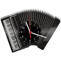 Vinyl Schallplatten Wanduhr - Akkordeon von GeschenkeKreation