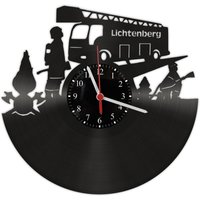 Vinyl Schallplatten Wanduhr - Feuerwehr Vinyl Schallplatten Wanduhr - Feuerwehr von GeschenkeKreation